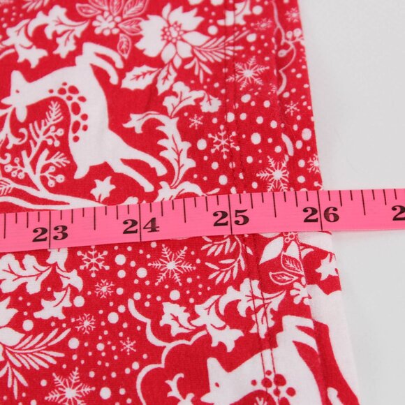 Talbots NWT Red & White Reindeer Christmas Long Sleeve Top - Picture 7 of 7